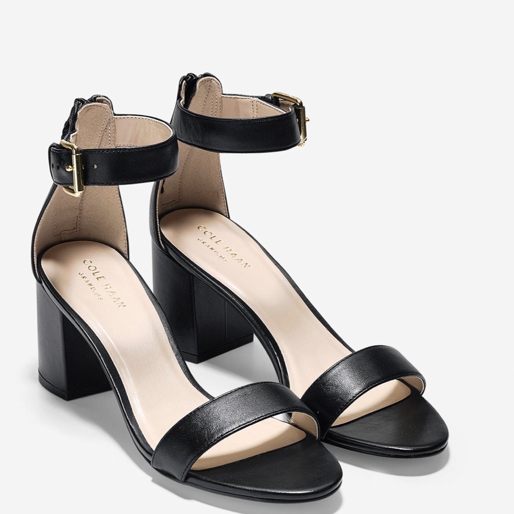 MIB Black Cole Haan Clarette Sandal